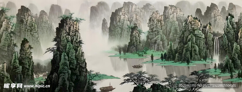 桂林山水图