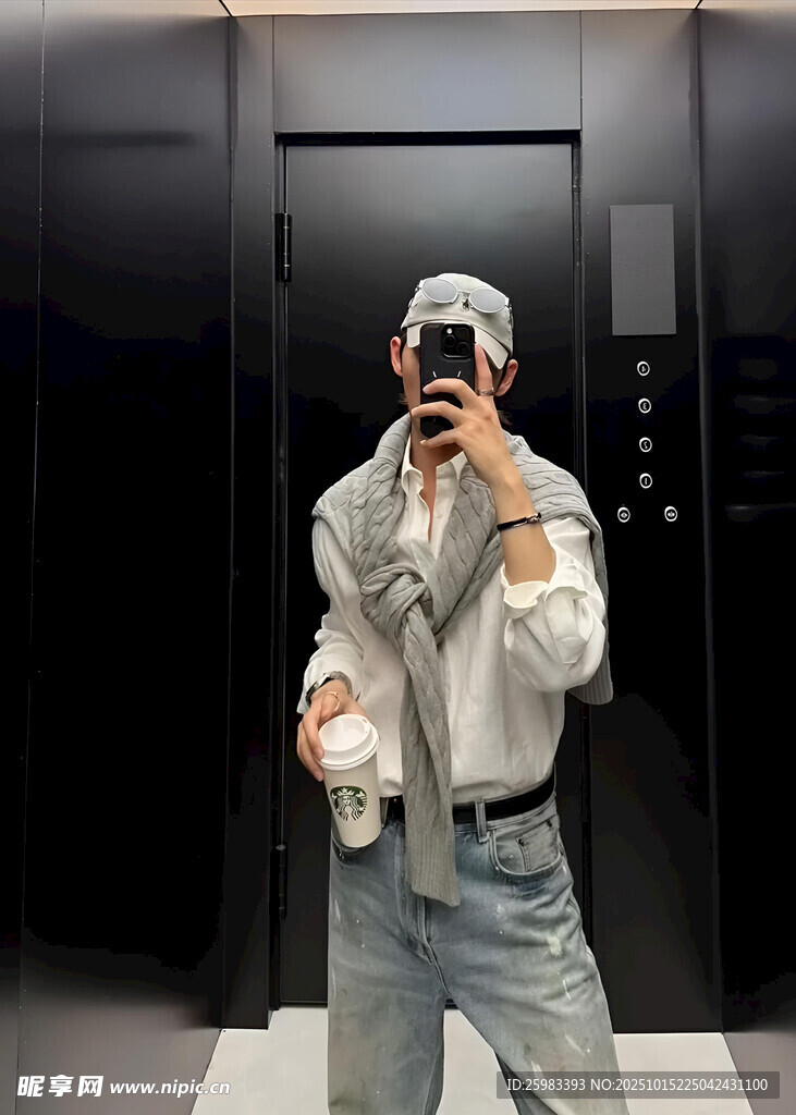休闲的男孩
