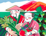 农民丰收笑开颜