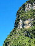 广西崇左明仕田园陡峭青山