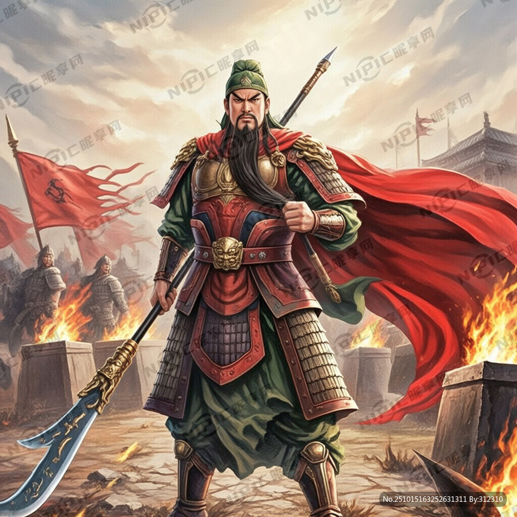 关公  红袍
