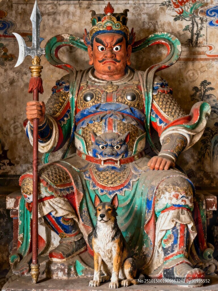 灌洲二郎妙道真君   三只眼 