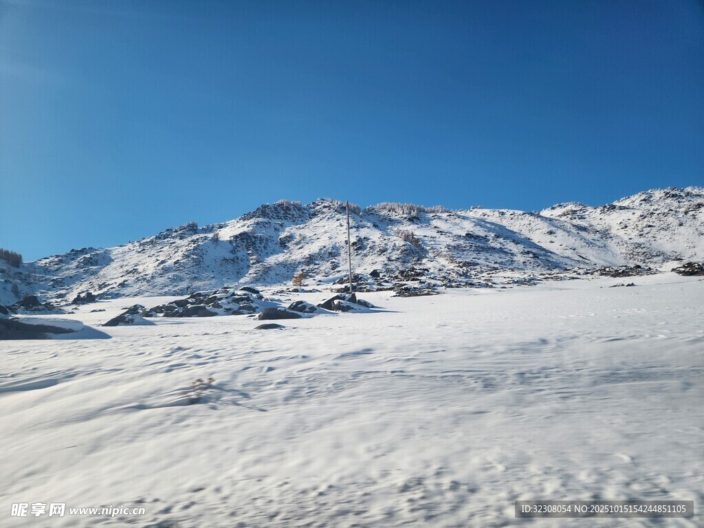 雪山雪景