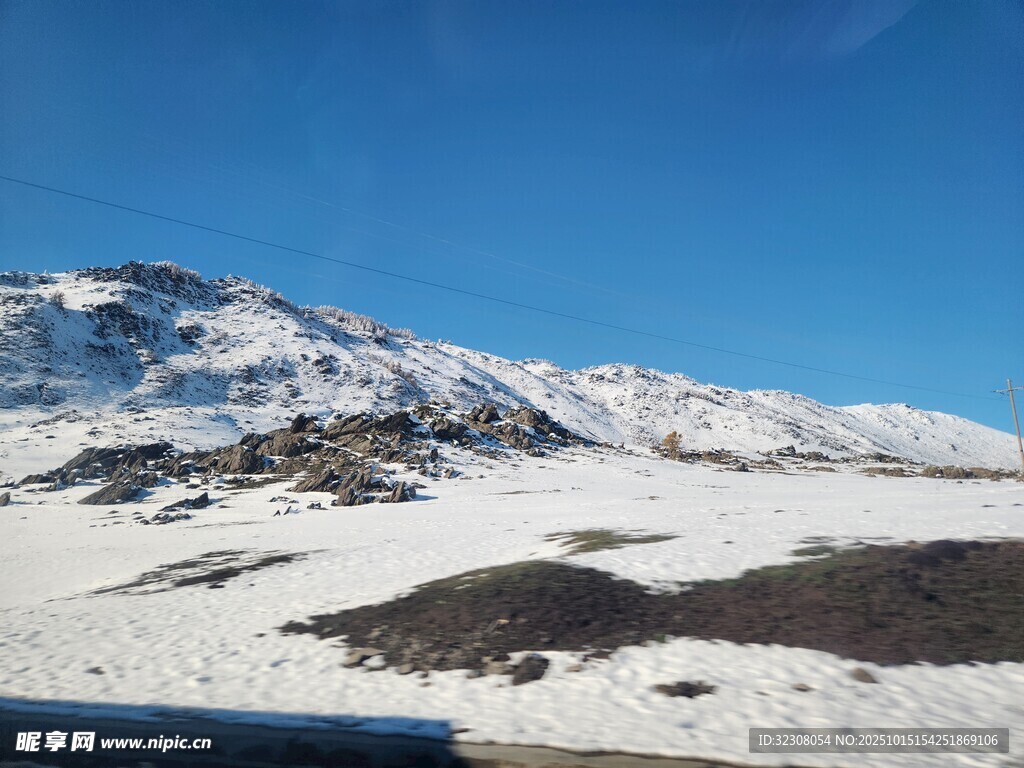 雪山壮丽风光