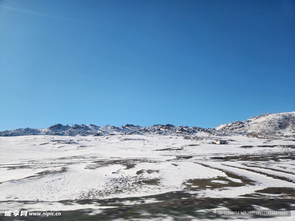 雪山旷野壮丽风光