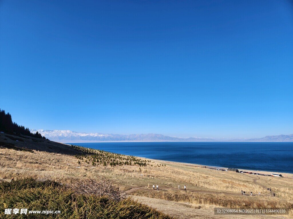海边旷野的开阔风景