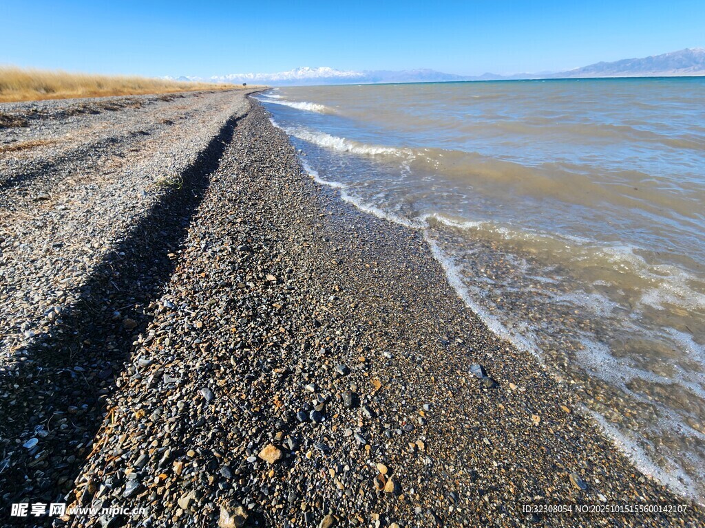 海边碎石滩