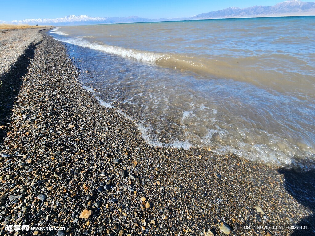 海边碎石滩