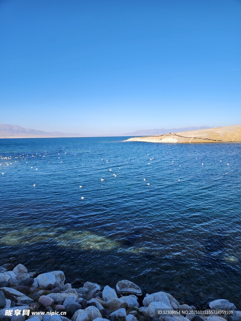 海边石滩 