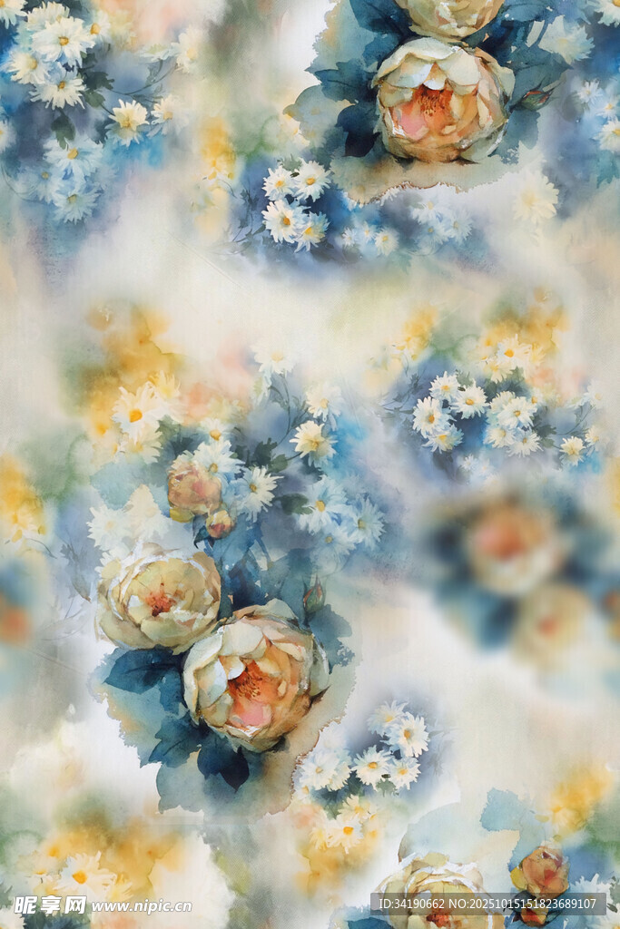 水彩花卉