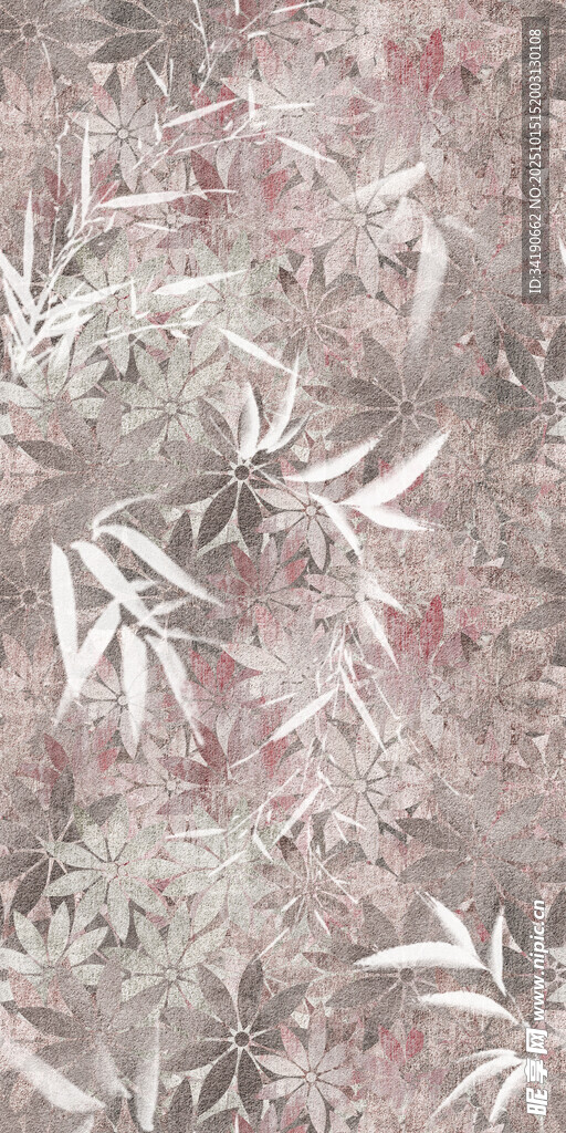 复古花卉