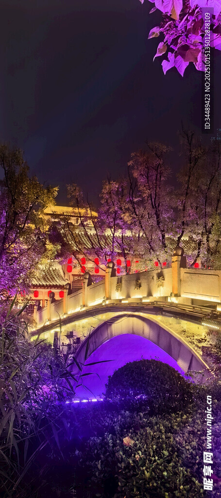 古桥夜景