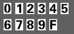 数字漏板雕刻喷漆