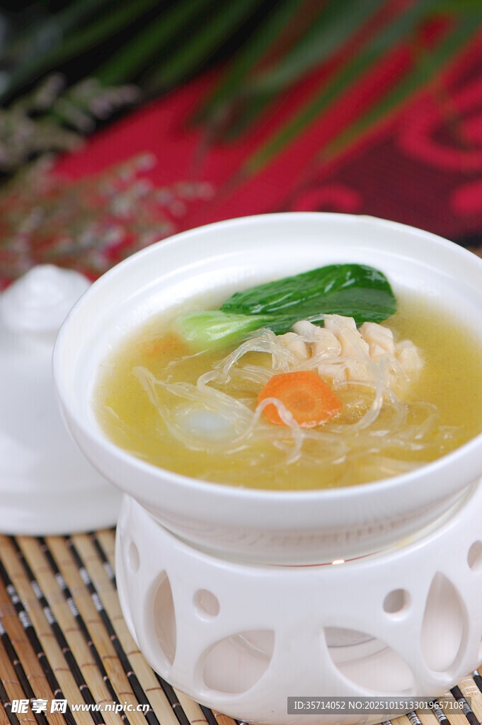 美味虾仁馄饨汤