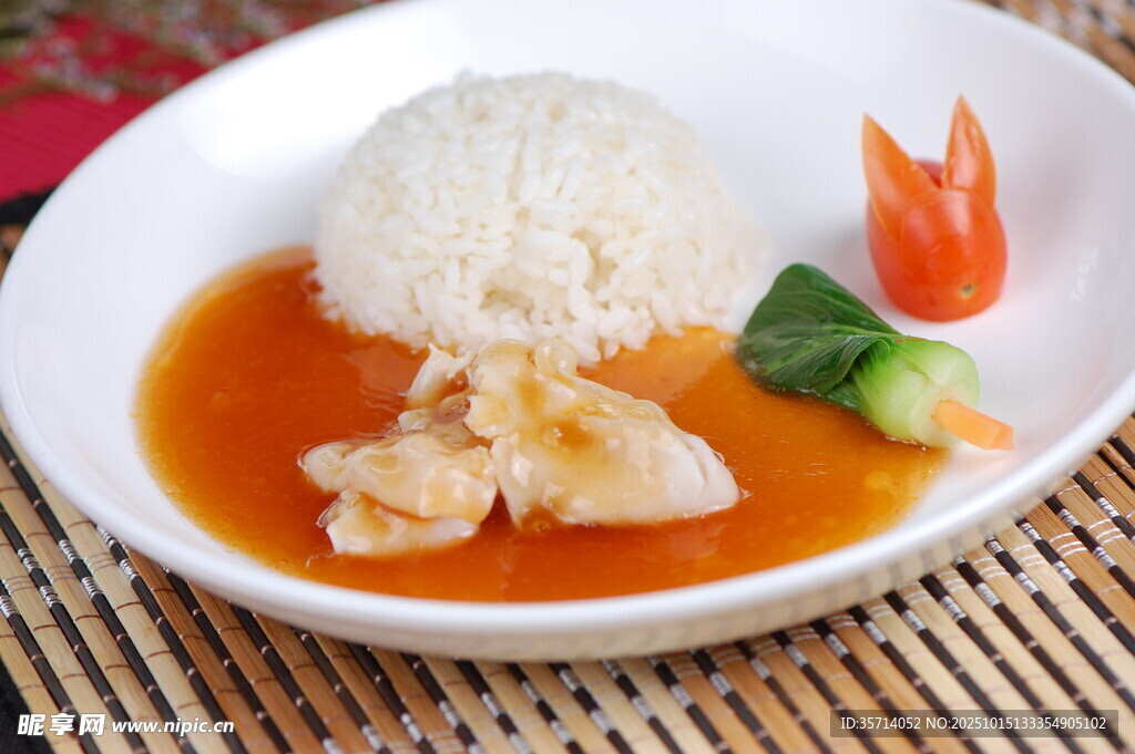 鲍汁海鲜盖饭