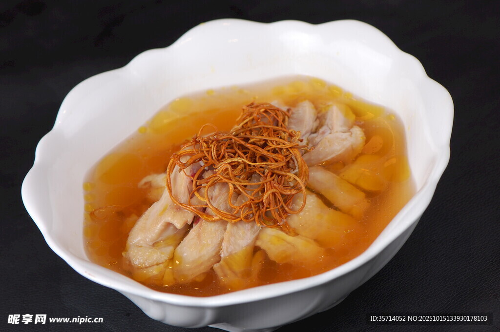 桂花酿蒸鸡