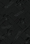 黑色底纹上的重复字母图案