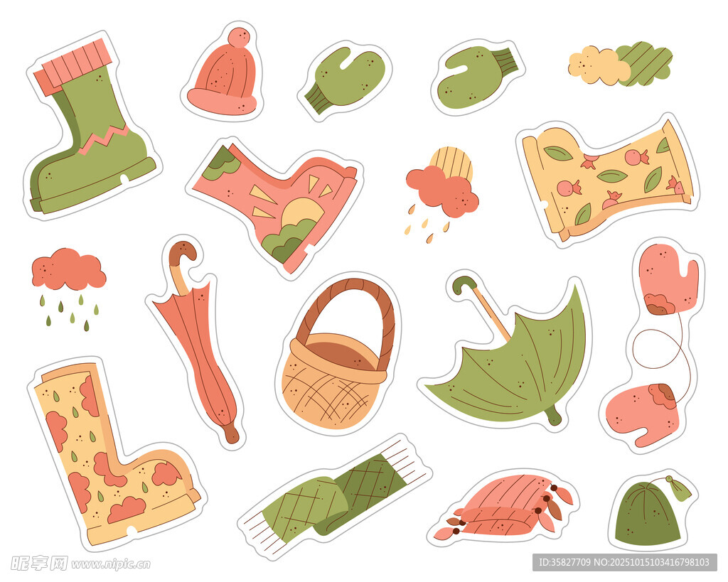 雨具与配饰插图