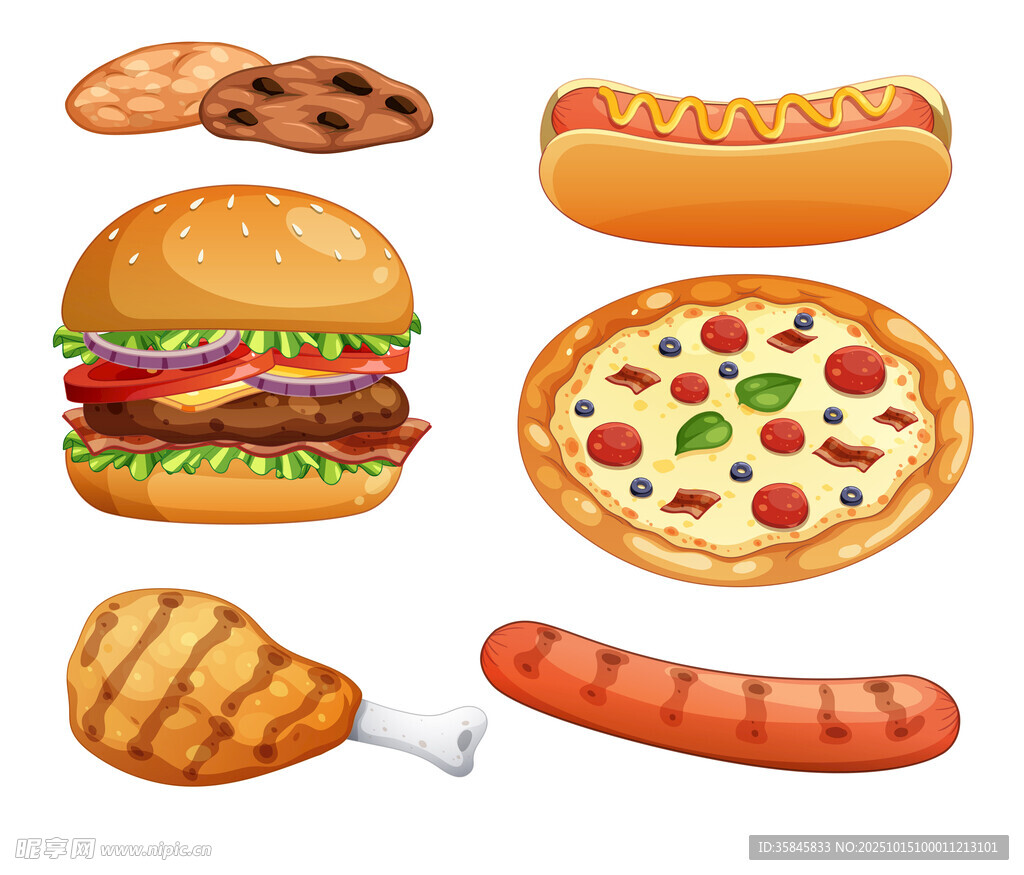 快餐食品插图