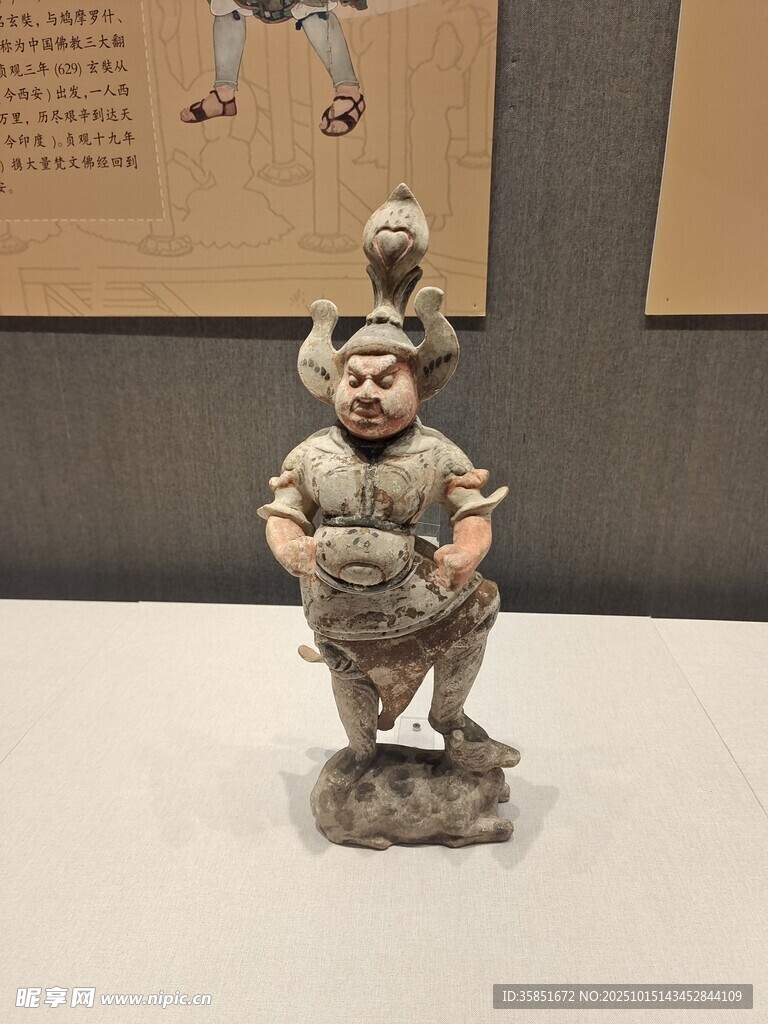 古代滑稽陶俑造型独特