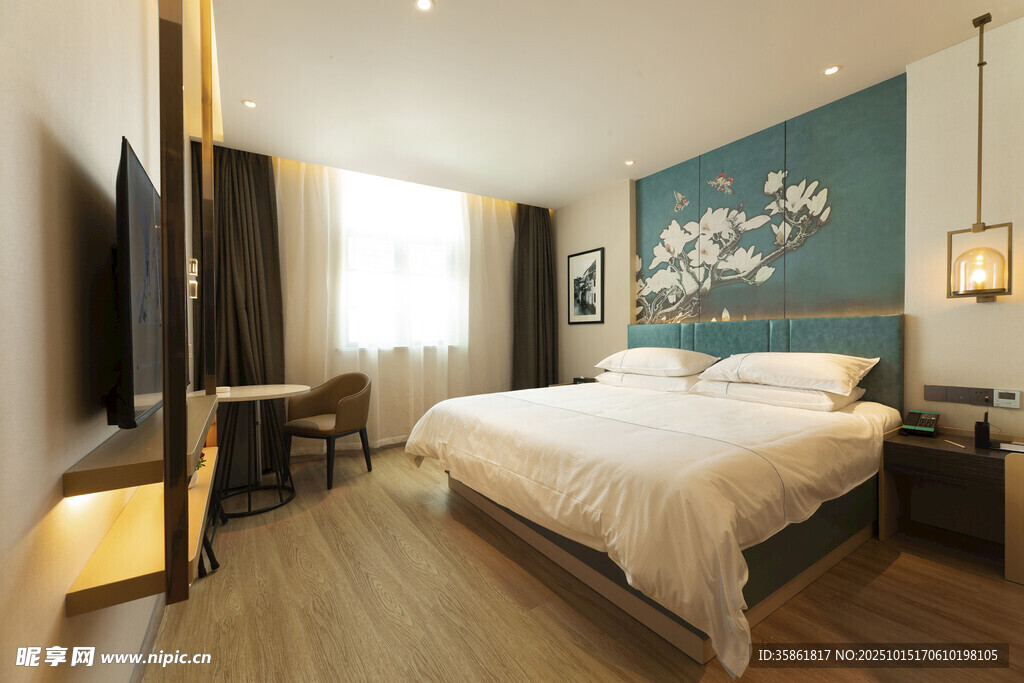 现代简约风温馨卧室空间