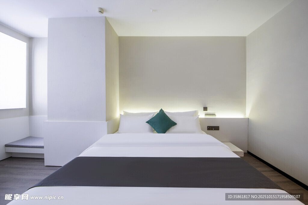 简约现代风格的舒适卧室