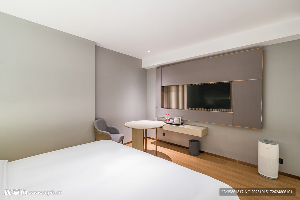 简约现代风格的温馨卧室