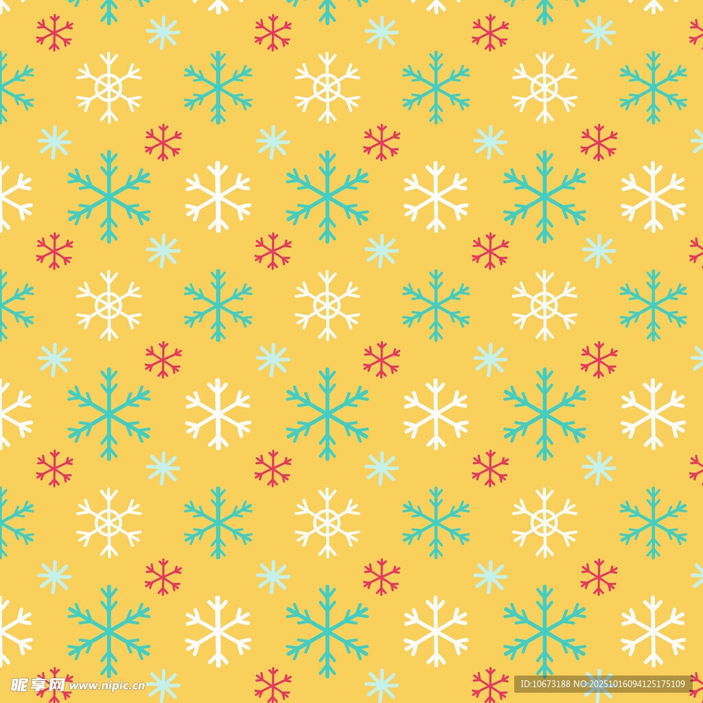 雪花图案背景纹理
