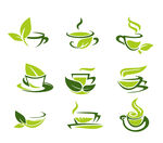 茶叶茶杯标志 
