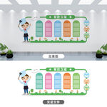 校园文化墙之多彩知识展示
