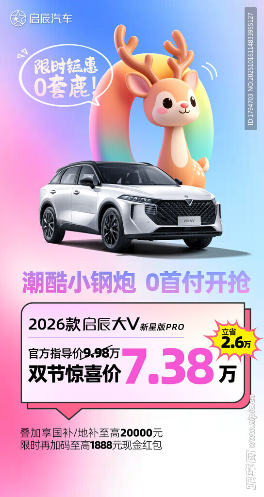 启辰车型海报
