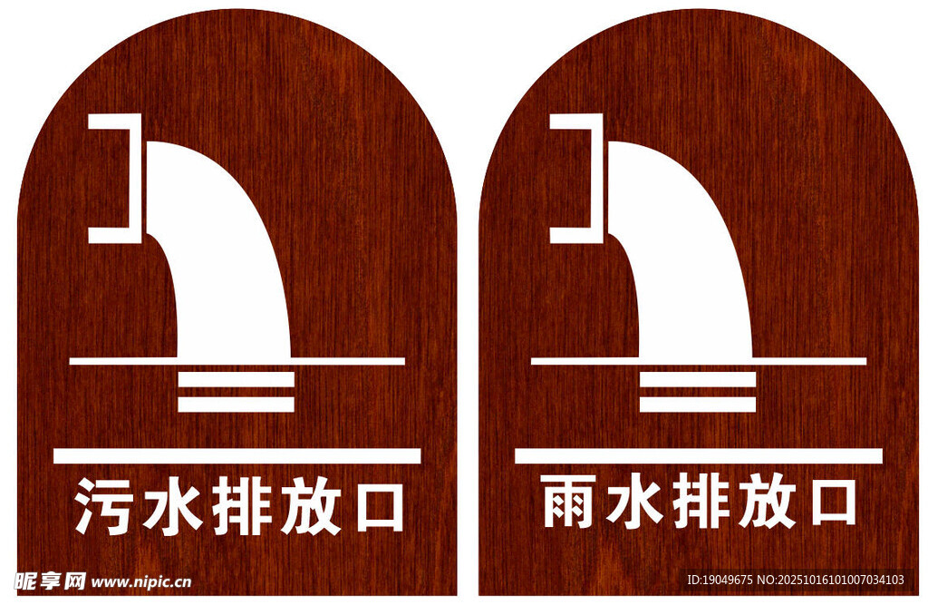 污水 雨水排放口