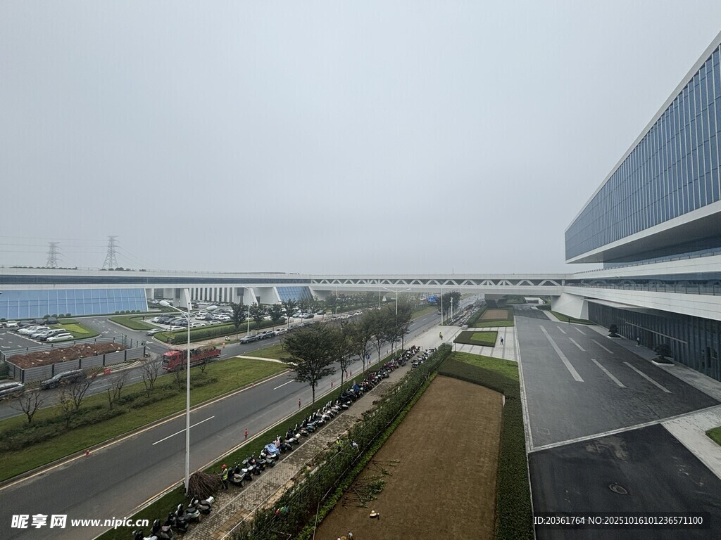 城市道路与建筑景观