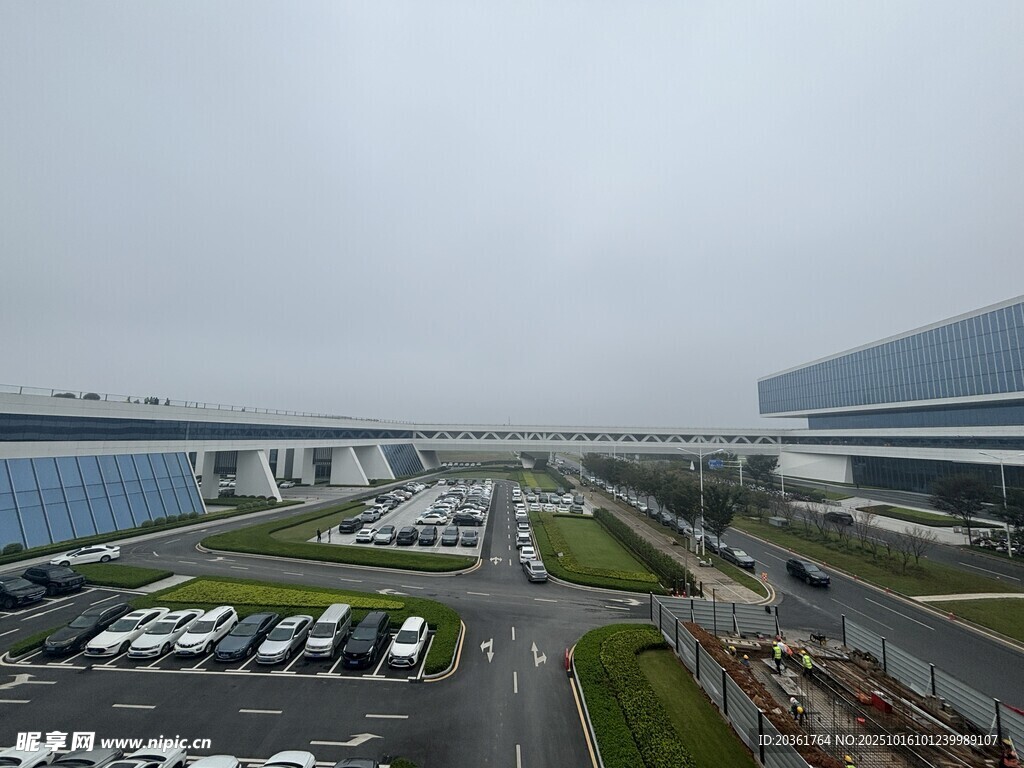 工厂园区全景俯瞰图