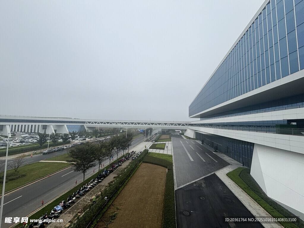 现代城市建筑景观俯瞰