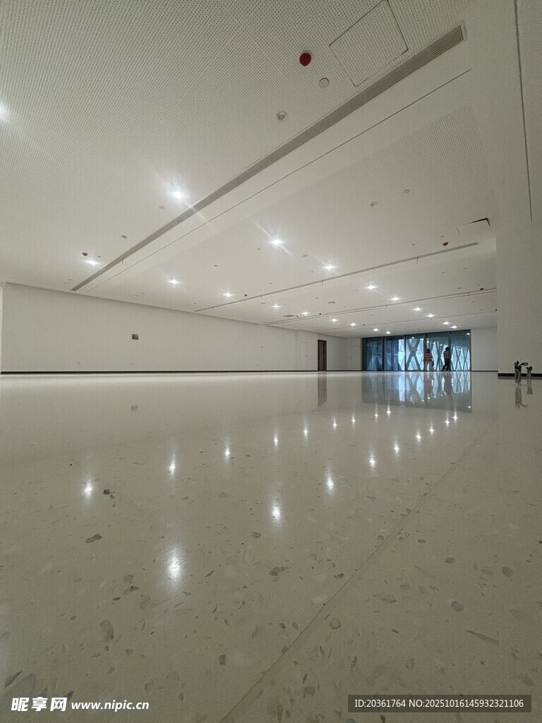 空旷现代室内空间场景