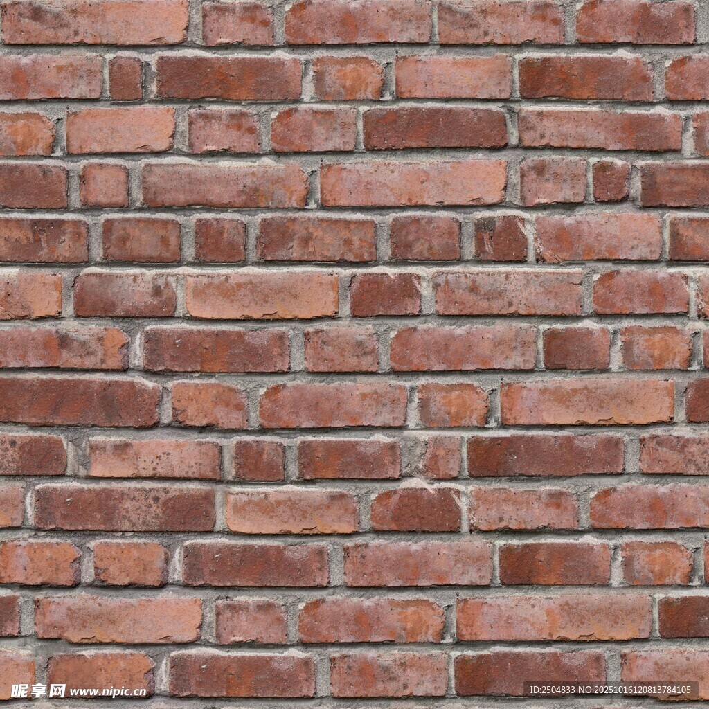 红砖墙面纹理图