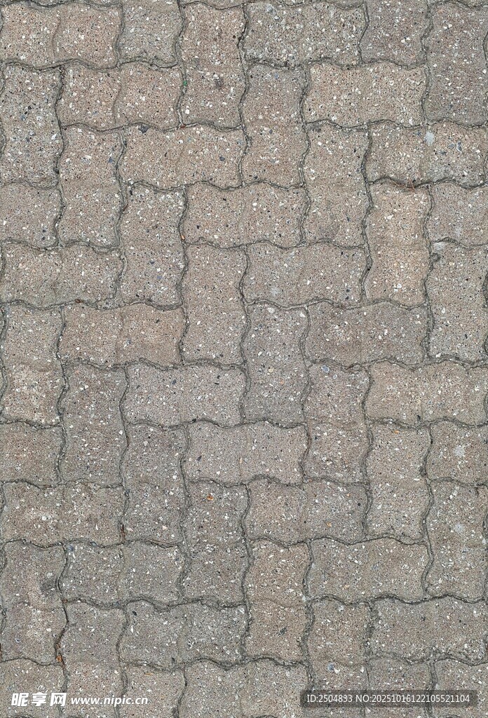灰色砖块路面纹理