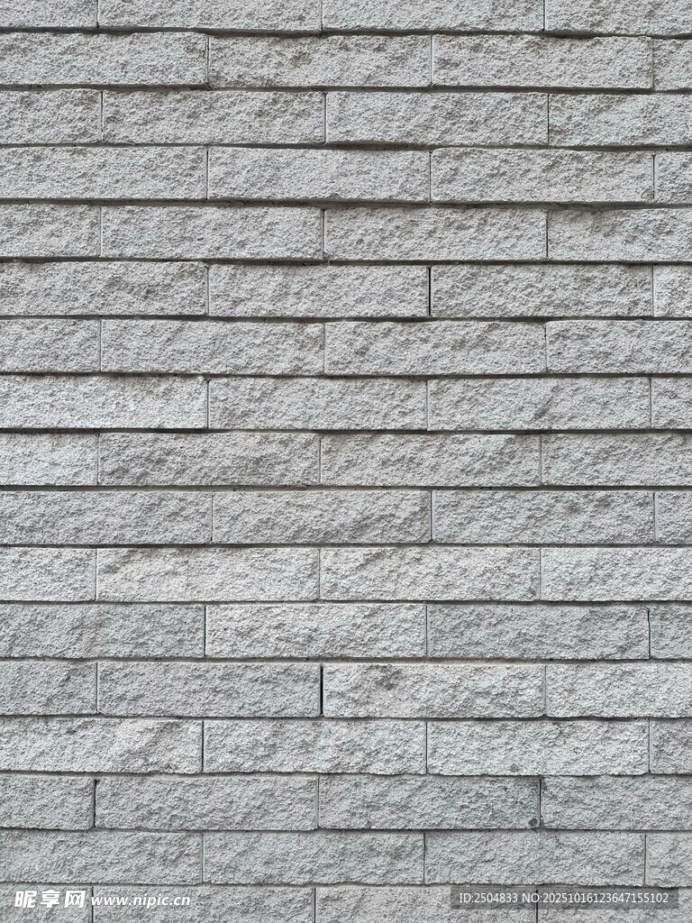 灰色石砌墙面纹理