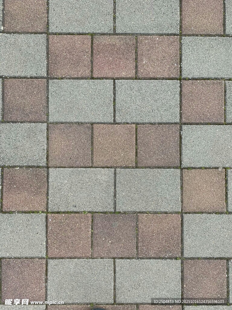 彩色方形瓷砖图案