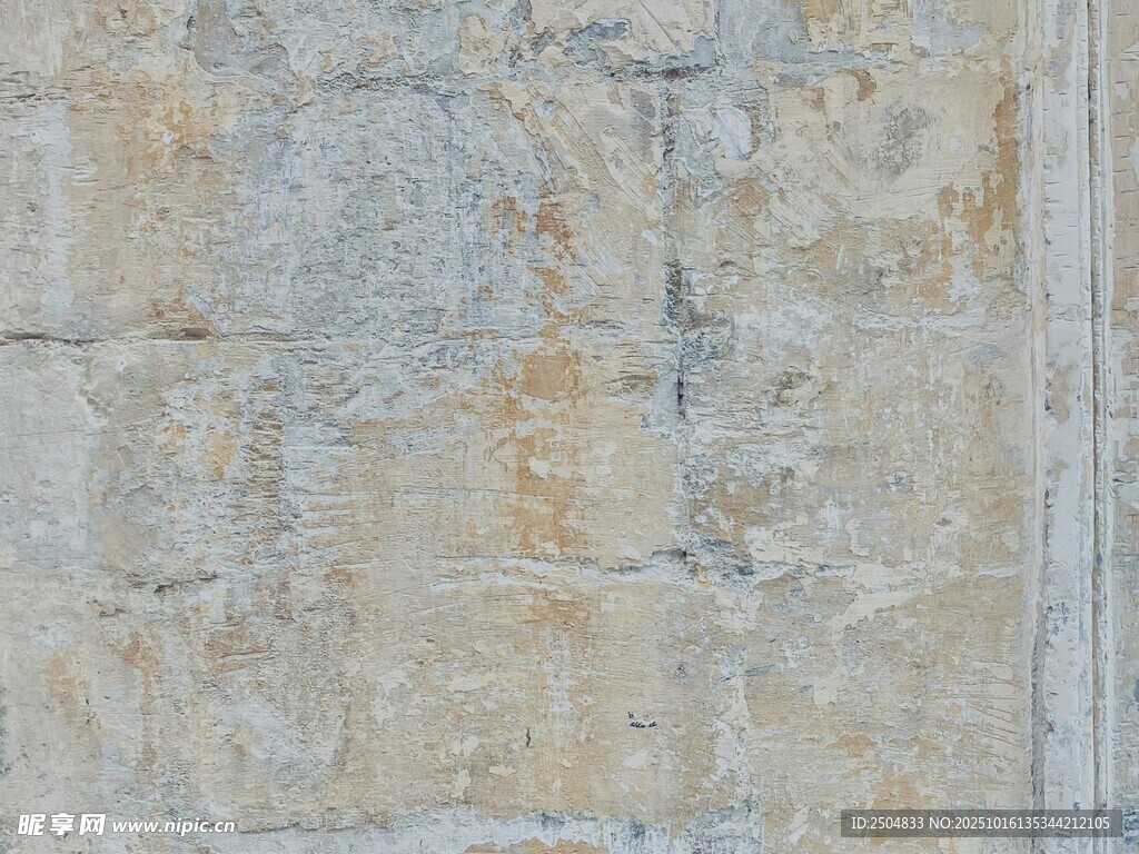 复古斑驳墙面纹理图