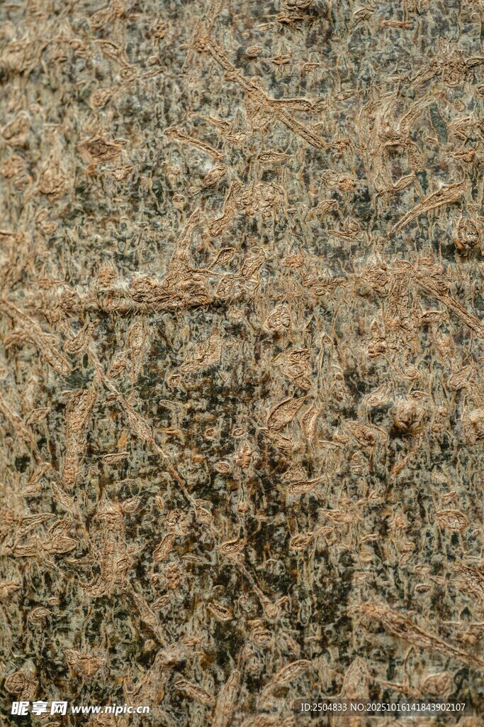 斑驳纹理的天然石材表面