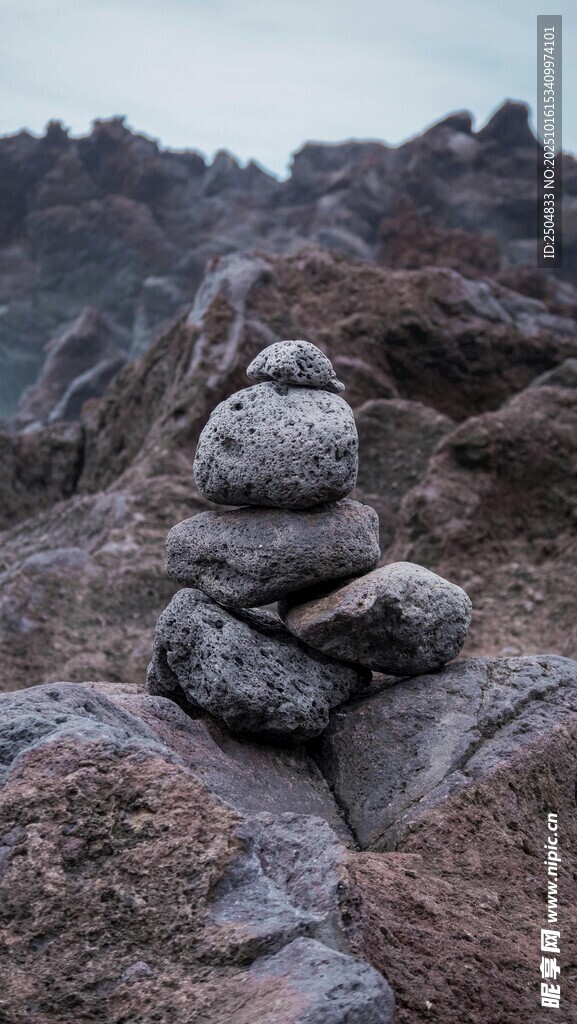 石堆景观 自然静谧之美