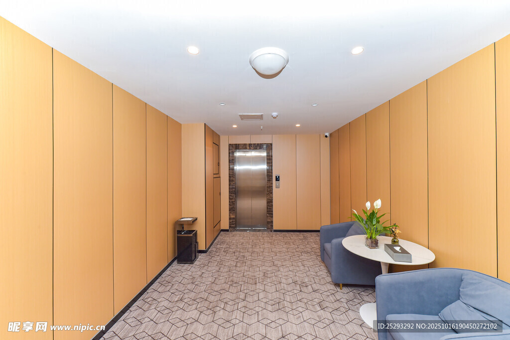 温馨走廊休息区室内场景