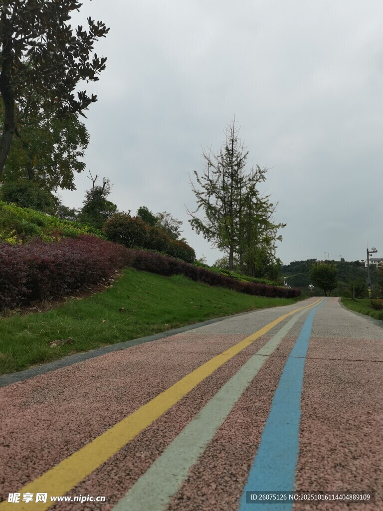 彩色步道开启活力户外之旅