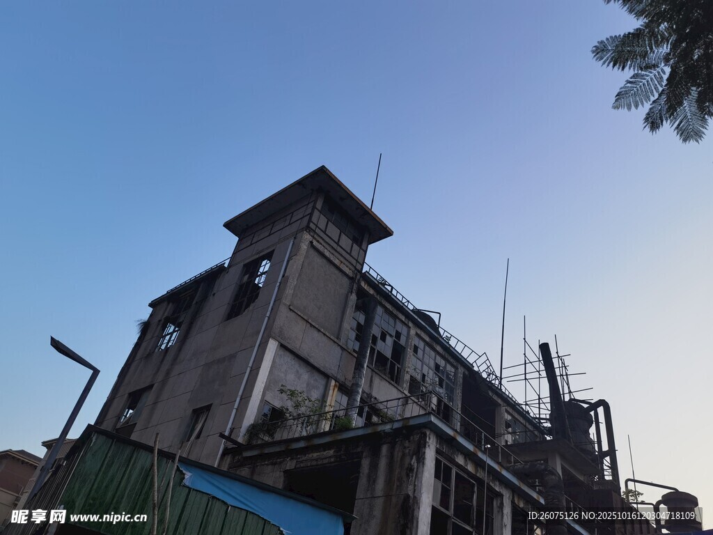 老旧居民楼外观景象