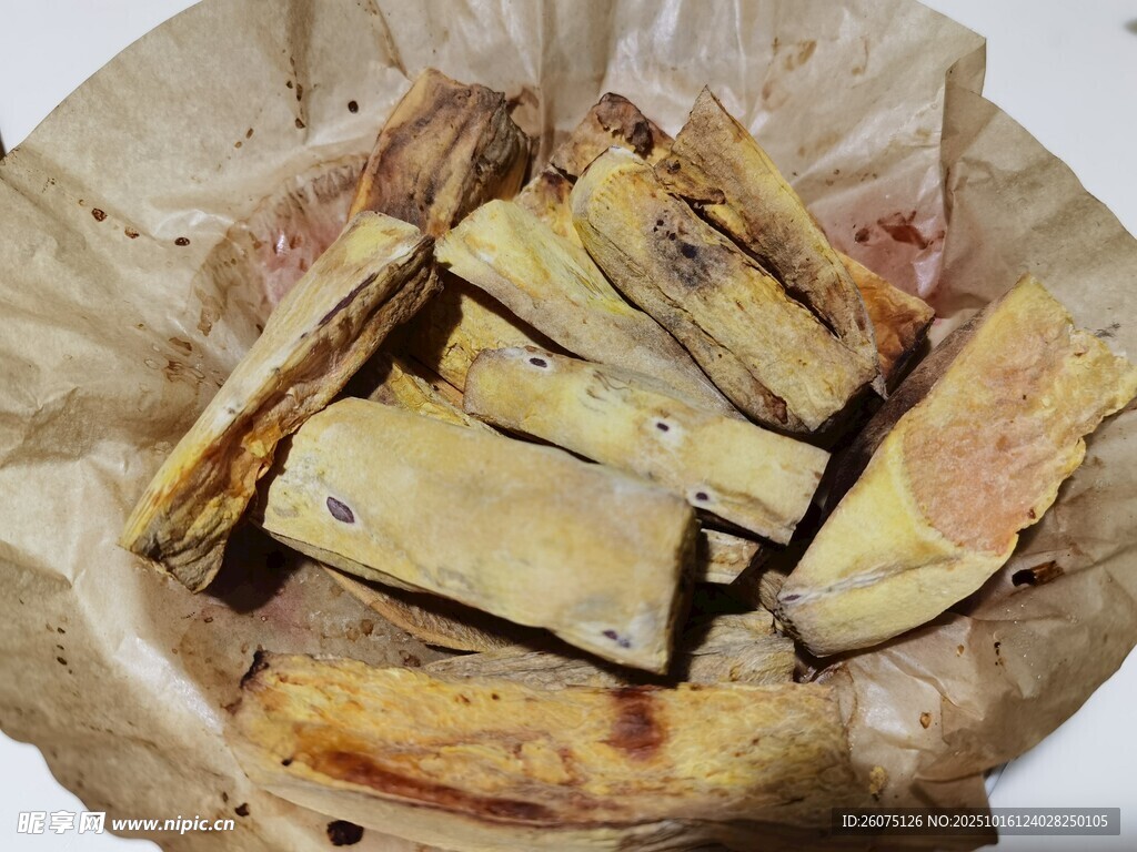 美味食材烤红薯