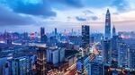 繁华都市夜景俯瞰