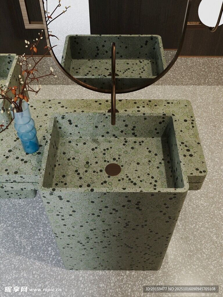 水磨石洗手台设计展示