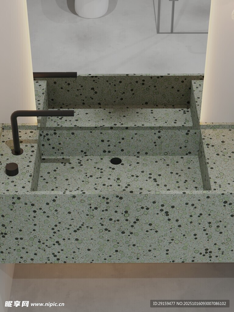 水磨石洗手台设计展示